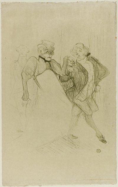 Réjane and Galipaux, in Madame Sans-Gêne by Henri de Toulouse Lautrec