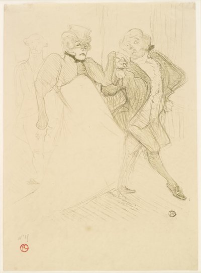 Réjane and Galipaux in Madame Sans-Gêne by Henri de Toulouse Lautrec