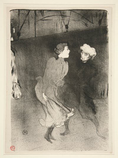 General Rehearsal at the Folies-Bergère - Emilenne D by Henri de Toulouse Lautrec