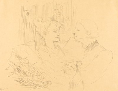 Supper in London, 1896 by Henri de Toulouse Lautrec
