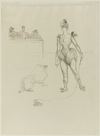 The Animal-Tamer Before the Tribunal by Henri de Toulouse Lautrec