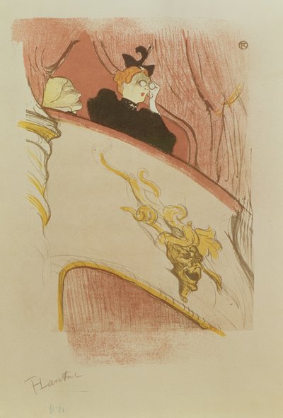 The Box of the Golden Grotesque by Henri de Toulouse Lautrec