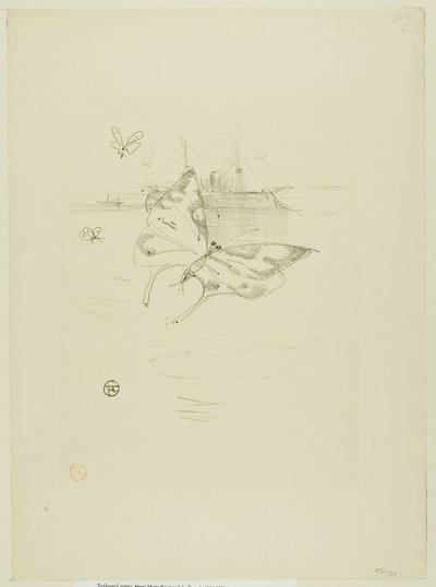 The Butterflies, from Mélodies de Désiré Dihau by Henri de Toulouse Lautrec