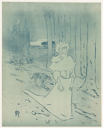 The Chatelaine or the Tocsin by Henri de Toulouse Lautrec