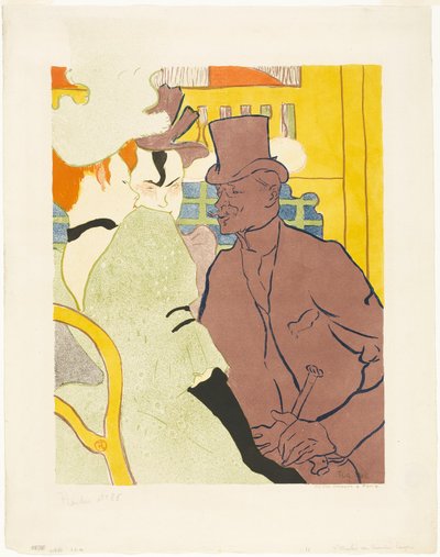 The Englishman at the Moulin Rouge by Henri de Toulouse Lautrec