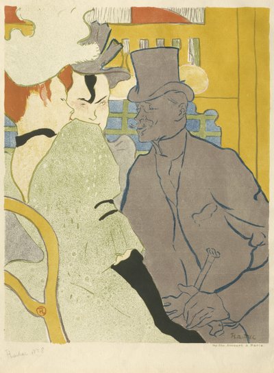The Englishman at the Moulin Rouge, 1892 by Henri de Toulouse Lautrec