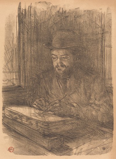 The Fine Printmaker Adolphe Albert by Henri de Toulouse Lautrec