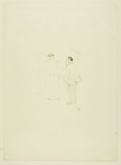 The Head Salesman at Jourdan and Brown by Henri de Toulouse Lautrec