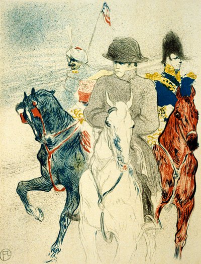 The History of Napoleon I rejected design of a poster to the book, 1895 by Henri de Toulouse Lautrec