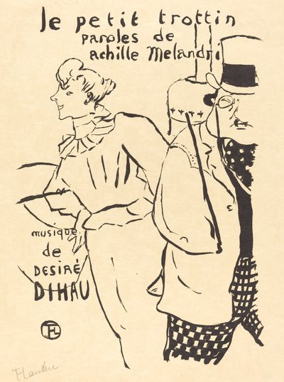The Little Errand-Girl by Henri de Toulouse Lautrec