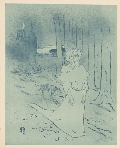 The Manor Lady or the Omen by Henri de Toulouse Lautrec