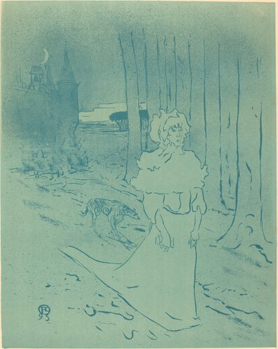 The Manor Lady or the Omen by Henri de Toulouse Lautrec
