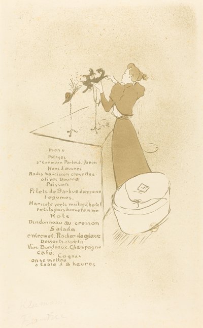 The Milliner (Renée Vert) by Henri de Toulouse Lautrec