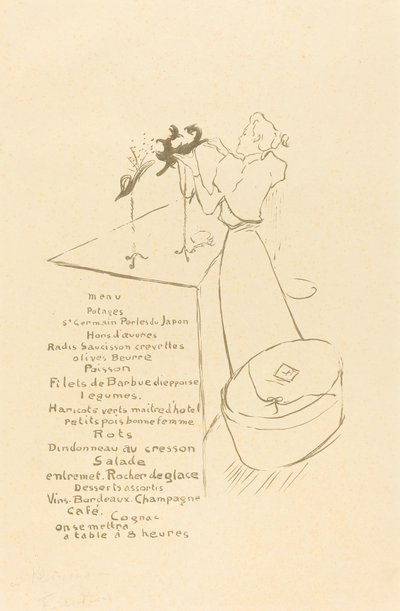 The Milliner (Renée Vert) by Henri de Toulouse Lautrec