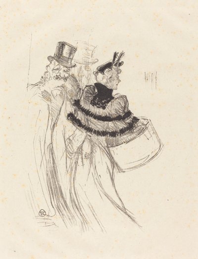 The Old Gentlemen by Henri de Toulouse Lautrec