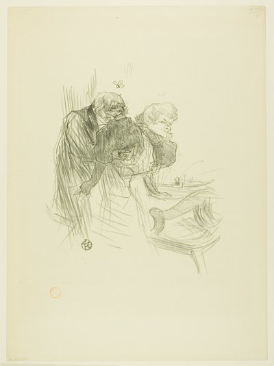 The Prayer of the Polish Jews, from Au Pied du Sinaï by Henri de Toulouse Lautrec