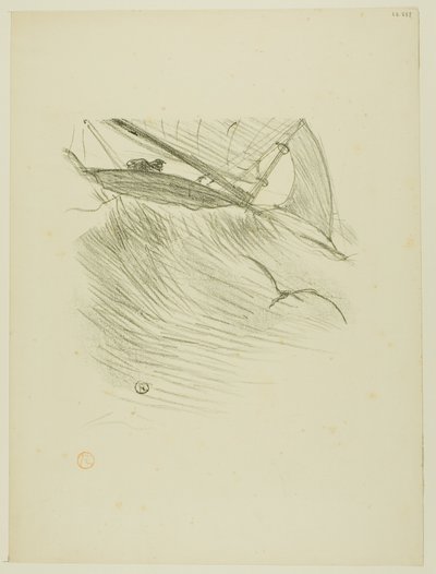 The Sea Swallows, from Mélodies de Désiré Dihau by Henri de Toulouse Lautrec