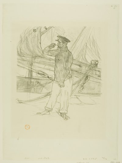 The Smoked Herring, from Melodies of Desire Dihau by Henri de Toulouse Lautrec
