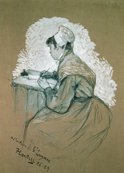 To the author of St. Lazare, 1886-89, possible study for a drawing published in 