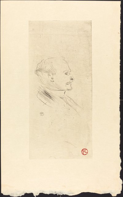 W.H.B. Sands, Publisher in Edinburgh, 1898 by Henri de Toulouse Lautrec