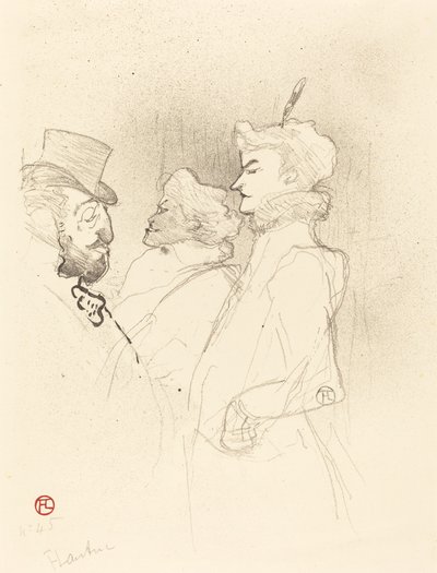 Why Not?...Once Is Not a Habit by Henri de Toulouse Lautrec