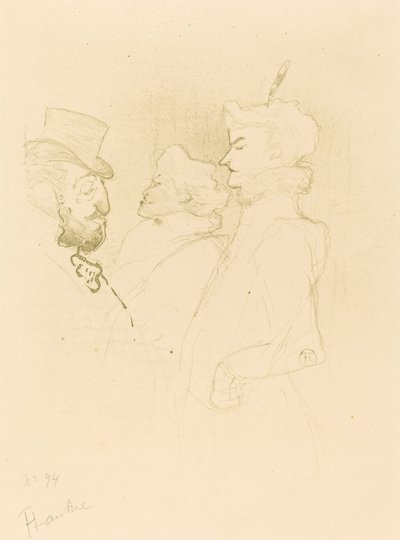 Why Not?...Once Is Not a Habit by Henri de Toulouse Lautrec