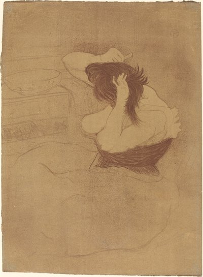 Woman Combing Her Hair, 1896 by Henri de Toulouse Lautrec