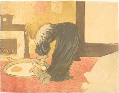 Woman at the Tub by Henri de Toulouse Lautrec
