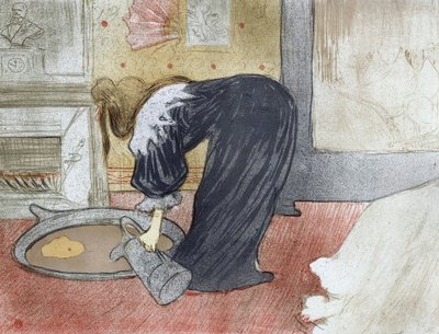 Woman at the Tub (from the Elles suite) by Henri de Toulouse Lautrec