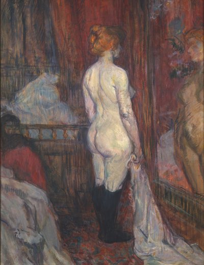 Woman before a Mirror by Henri de Toulouse Lautrec