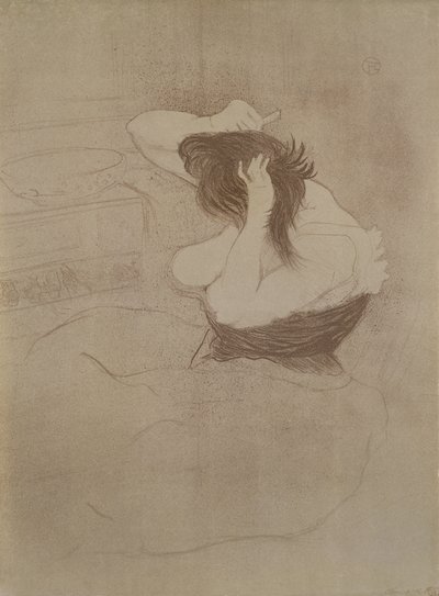 Woman Combing Her Hair (from 