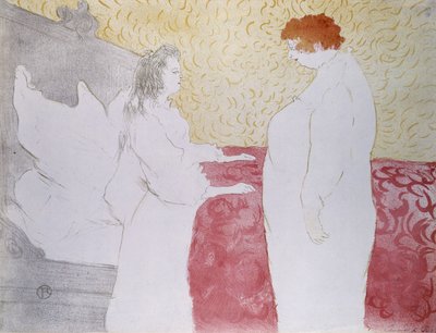Woman in Bed, Profile - the Little Lever, from Elles by Henri de Toulouse Lautrec