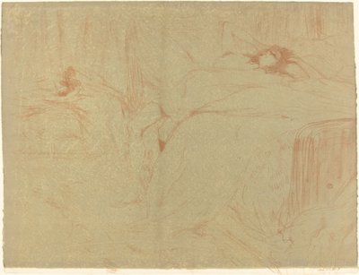 Woman on Her Back by Henri de Toulouse Lautrec