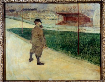 Writer Paul Tristan at the Velodrome Buffalo by Henri de Toulouse Lautrec