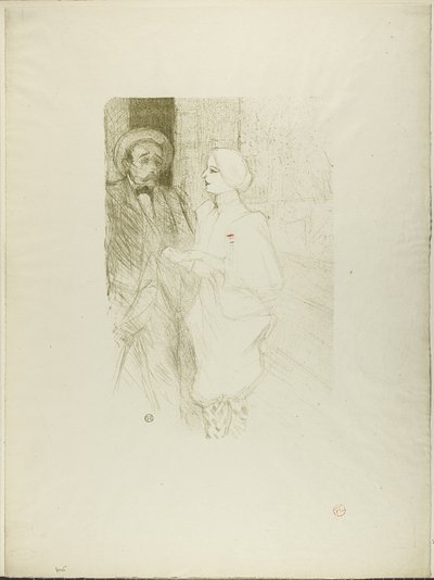 Yahne and Mayer, in The Difficult Age by Henri de Toulouse Lautrec