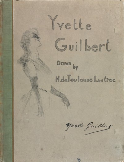 Yvette Guilbert-English Series by Henri de Toulouse Lautrec