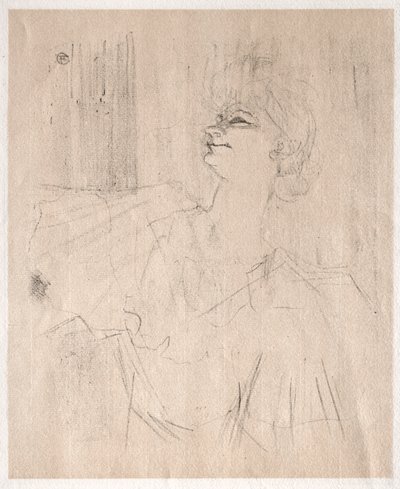 Yvette Guilbert: à Ménilmontant, de Bruant by Henri de Toulouse Lautrec