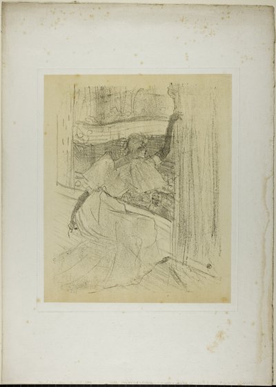 Yvette Guilbert Taking a Bow, from Yvette Guilbert by Henri de Toulouse Lautrec