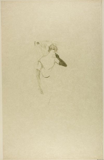 Yvette Guilbert, in Colombine to Pierrot by Henri de Toulouse Lautrec