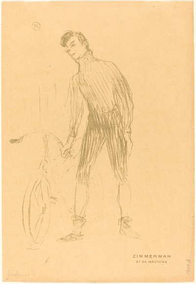 Zimmerman and His Machine by Henri de Toulouse Lautrec