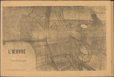 Prospectus Programme of the Work by Henri de Toulouse Lautrec, Félix Vallotton, Antonio