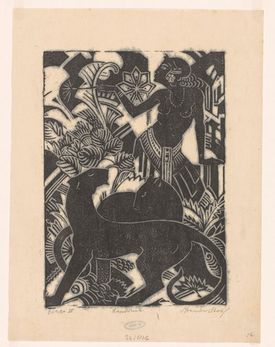 Circe II by Henri van der Stok (signed by artist)