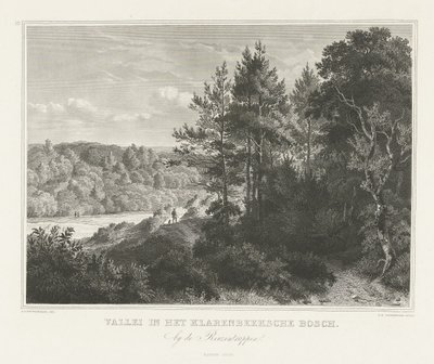 View of a Valley in Klarenbeek Park Near Arnhem (Scenes from the Surroundings of the City of Arnhem) by Henricus Wilhelmus Couwenberg