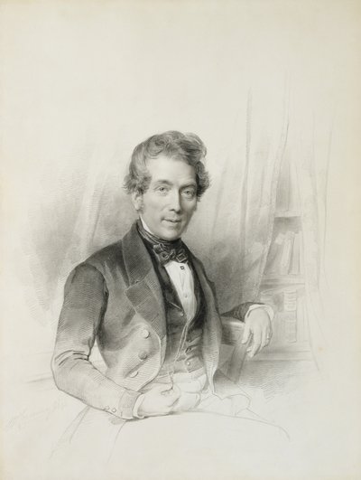 Portrait of Louis Johannes Herckenrath, Consul of Texas by Henricus Wilhelmus Couwenberg