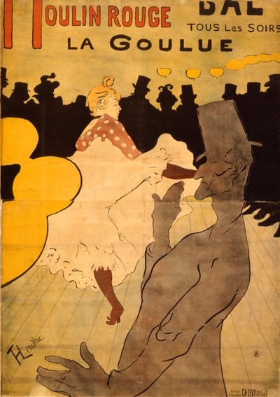 Moulin Rouge: La Goulue by Henri de Toulouse Lautrec