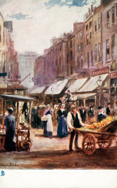 Old London: Clare Market, near the Strand by Henrie Pitcher