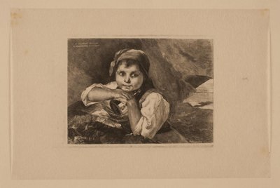 A Peasant Girl by Henrik Arnold Hamilkar Sørensen