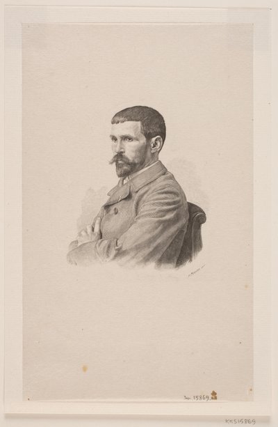 Portrait of the Painter P. A. J. Dagnan-Bouveret by Henrik Arnold Hamilkar Sørensen