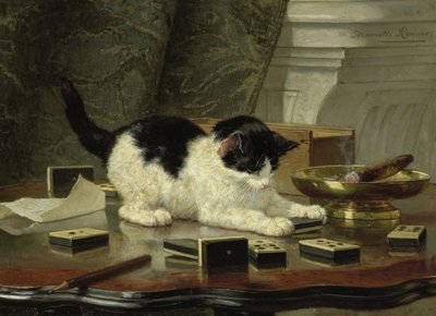 Kittens Game, ca 1860-1870 by Henriëtte Ronner Knip