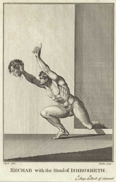 Rechab with the Head of Ish-bosheth (engraving) by Henry (1741-1825) (after) Fuseli
